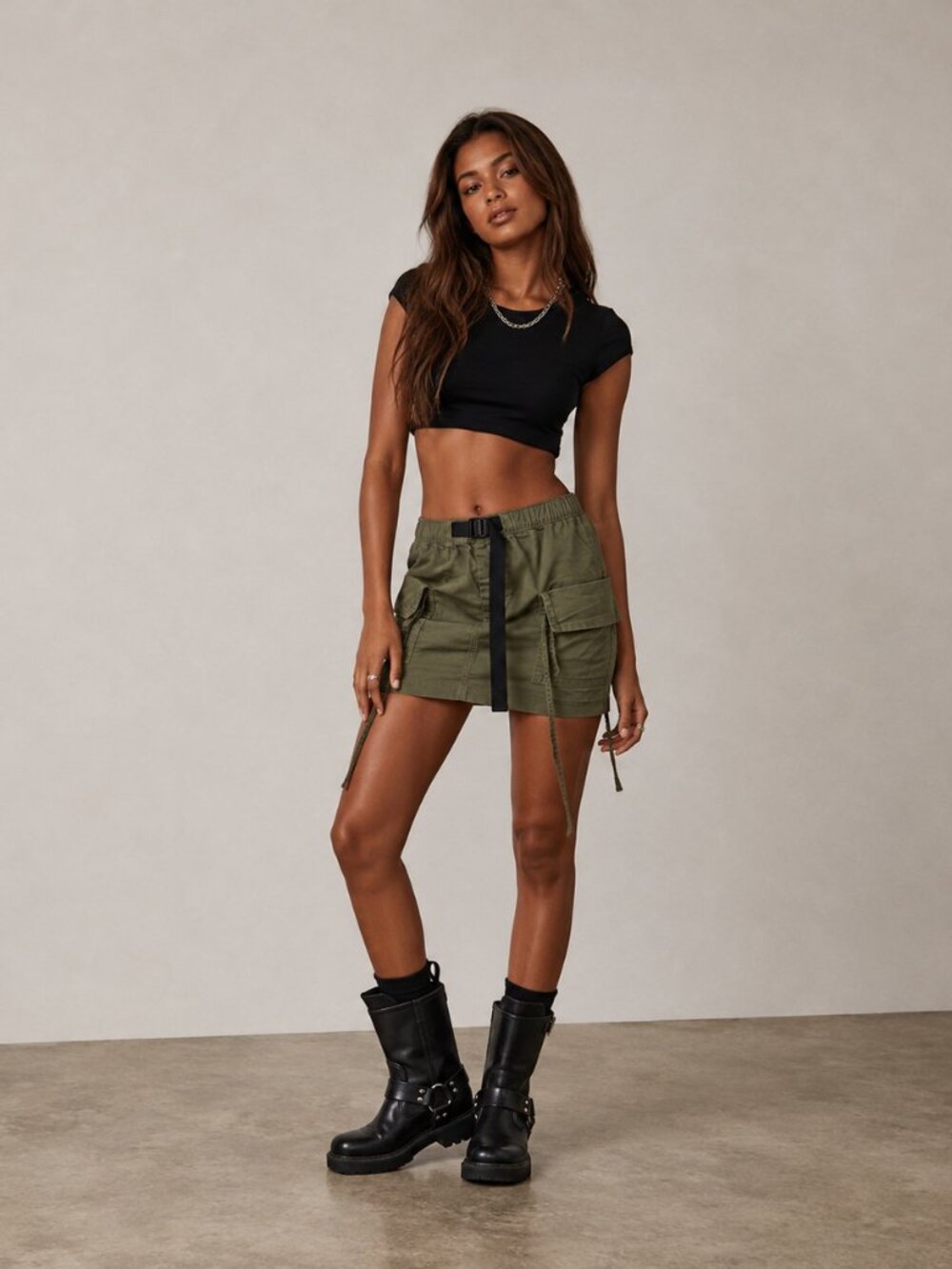 KUWALLA TEE | Combat Mini Skirt